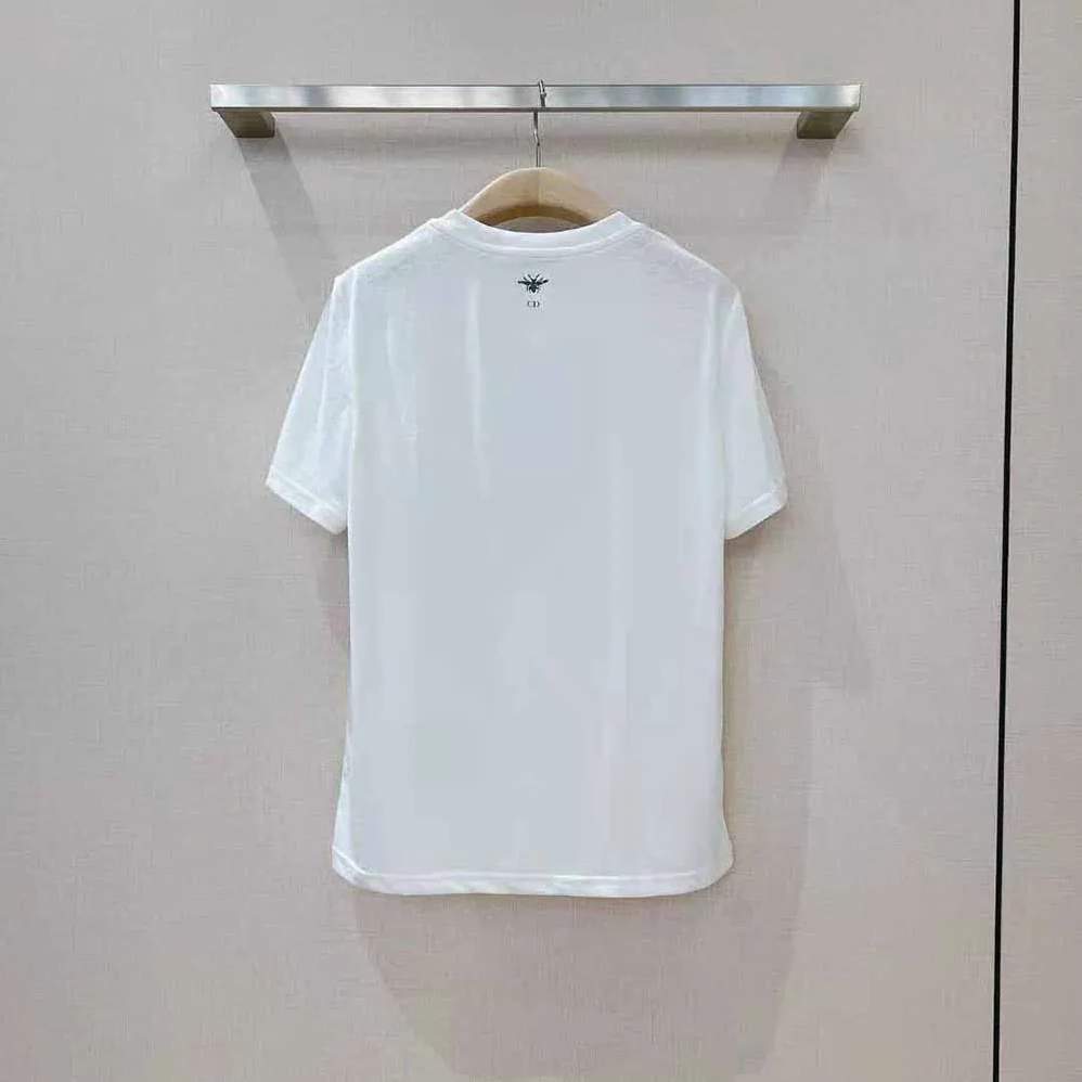 Dior Femininity the Trap T-Shirt Ecru Cotton Jersey and Linen for Men Dior Femininity the Trap T-Shirt Ecru Cotton Jersey and Linen for Men