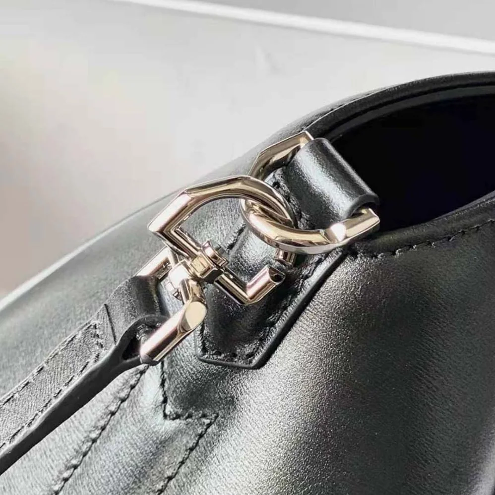 Givenchy Mini Antigona Lock Bag in Box Leather for Women in Black
