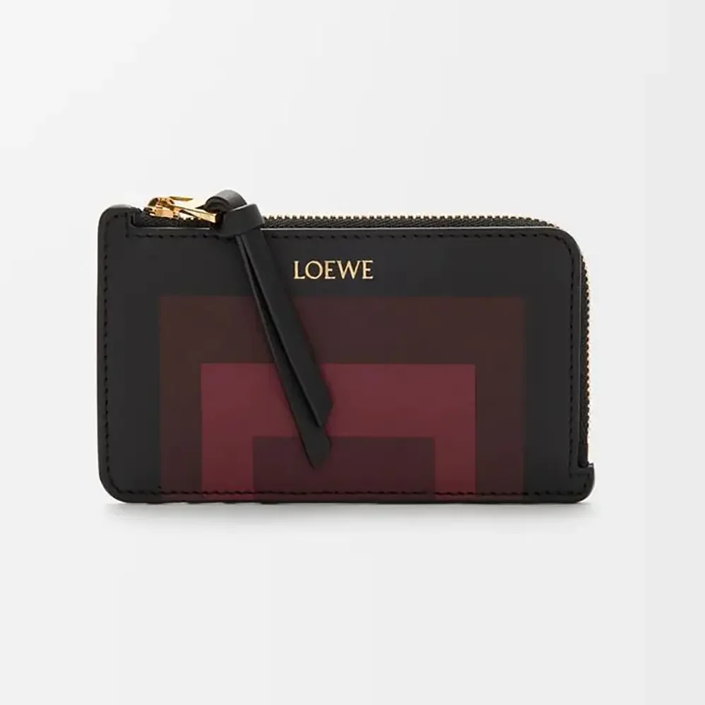 Loewe Coin Cardholder in Nappa Calfskin for Unisex in Black Loewe Coin Cardholder in Nappa Calfskin for Unisex in Black
