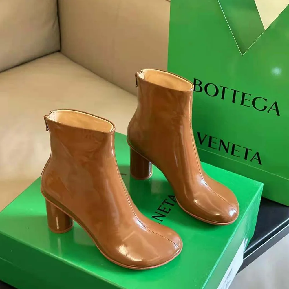 Bottega Veneta Atomic Ankle Boot for Women in Brown Bottega Veneta Atomic Ankle Boot for Women in Brown
