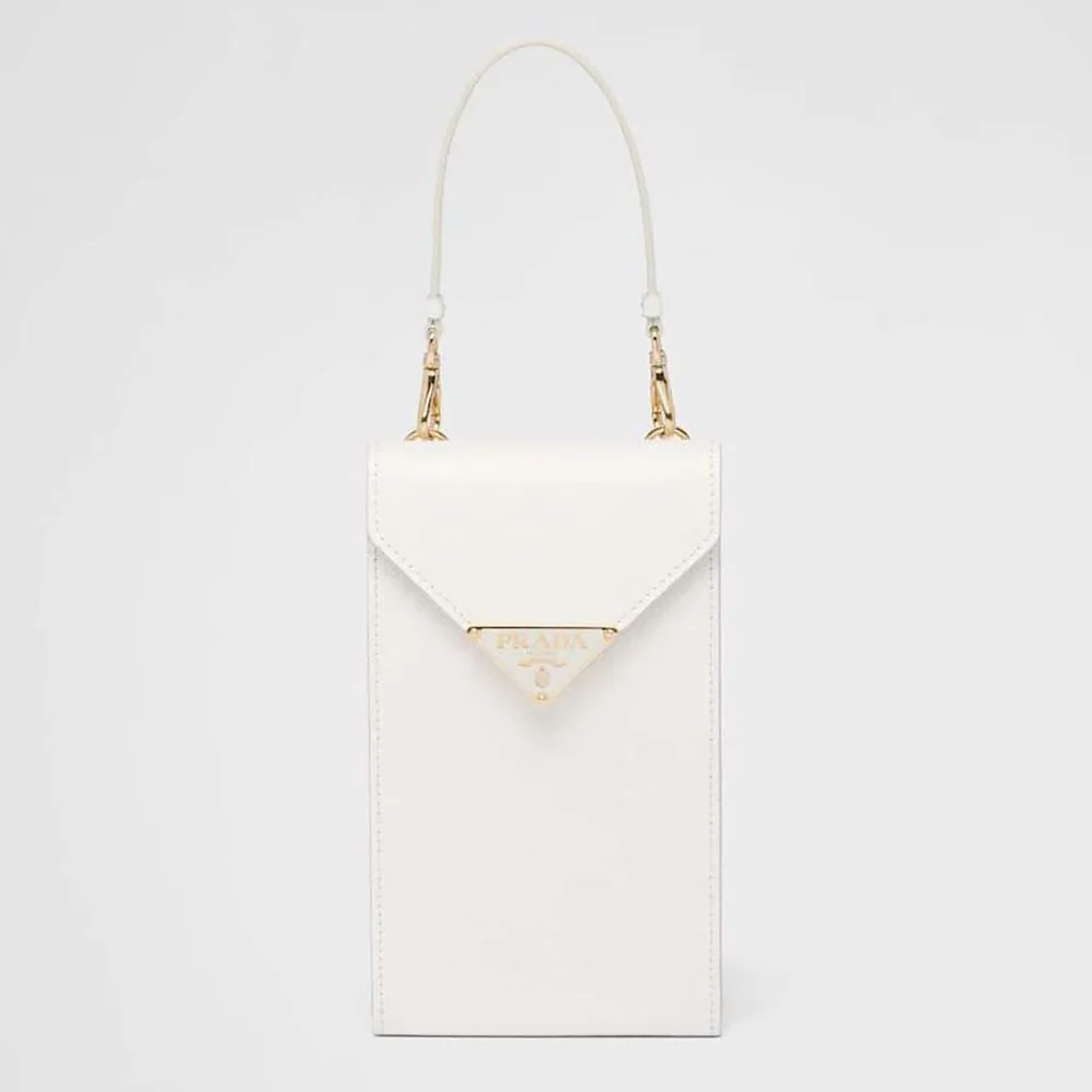 Prada Saffiano Leather Mini-Bag for Women in White