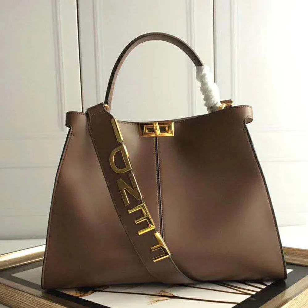 Fendi Peekaboo X-Lite Regular for Women in Brown Fendi Peekaboo X-Lite Regular for Women in Brown