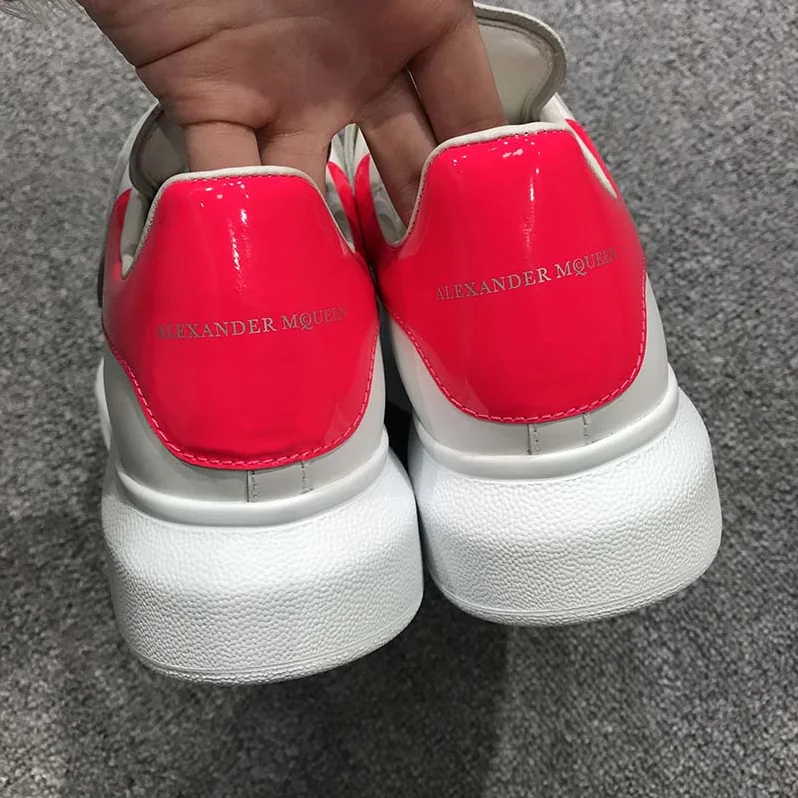 Alexander McQueen Oversized Sneaker Shoes for Women in Rose Alexander McQueen Oversized Sneaker Shoes for Women in Rose