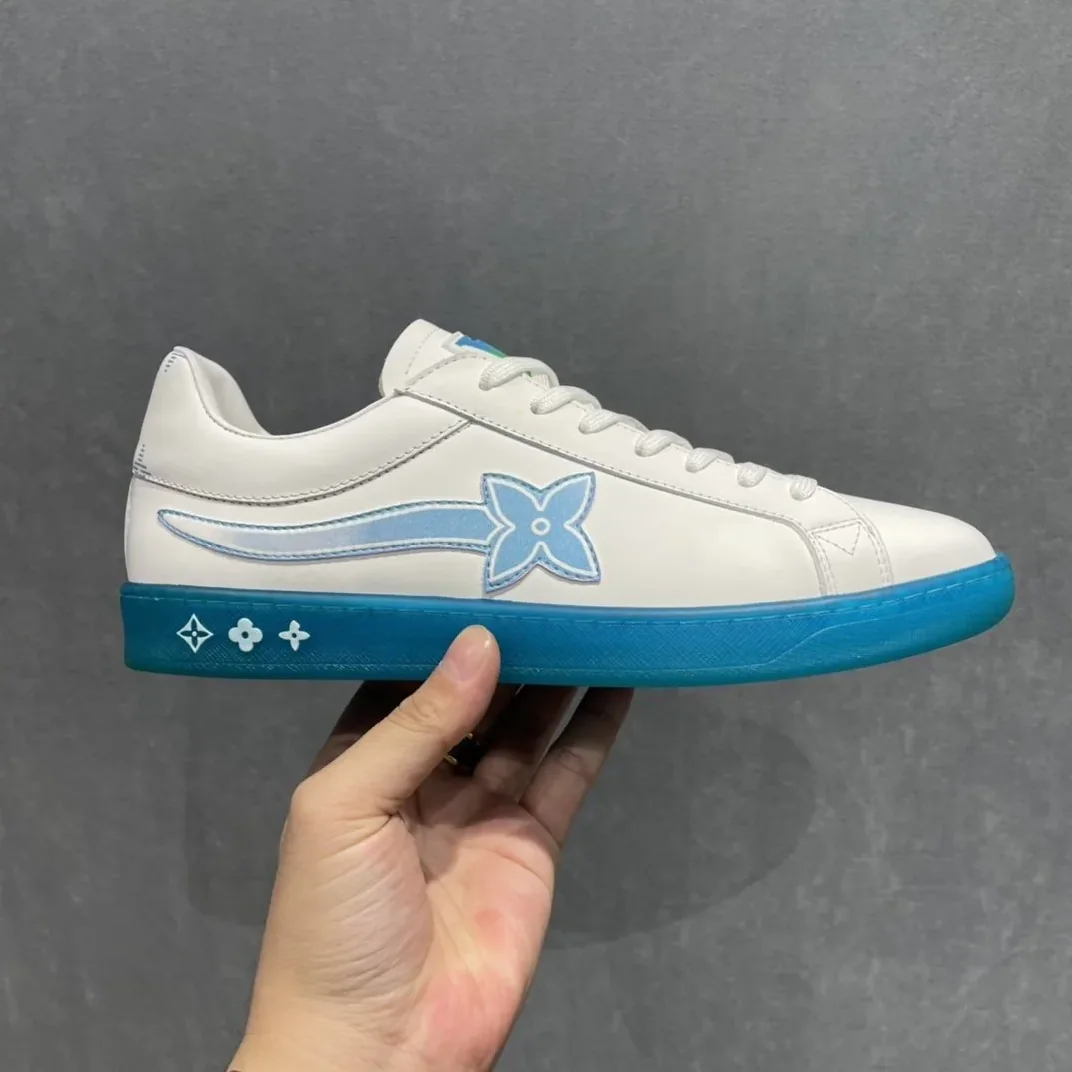 Louis Vuitton Luxembourg Samothrace Sneaker Blue LV 1A9FZ5 Louis Vuitton Luxembourg Samothrace Sneaker Blue LV 1A9FZ5