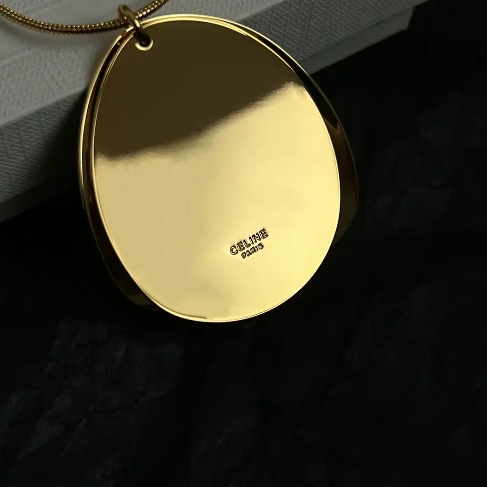 Celine Petale Necklace in Brass with Gold Finish for Women Celine Petale Necklace in Brass with Gold Finish for Women