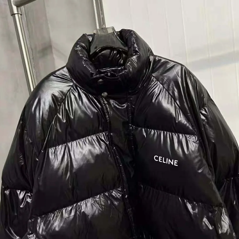 Celine Parka in Lightweight Nylon for Women in Black Celine Parka in Lightweight Nylon for Women in Black