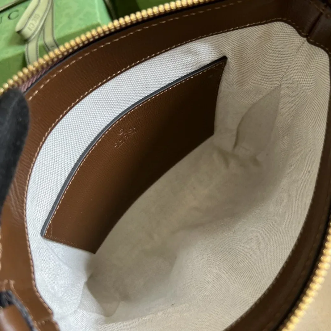 Gucci Supreme Messenger Bag Beige And Ebony GG Supreme Canvas /