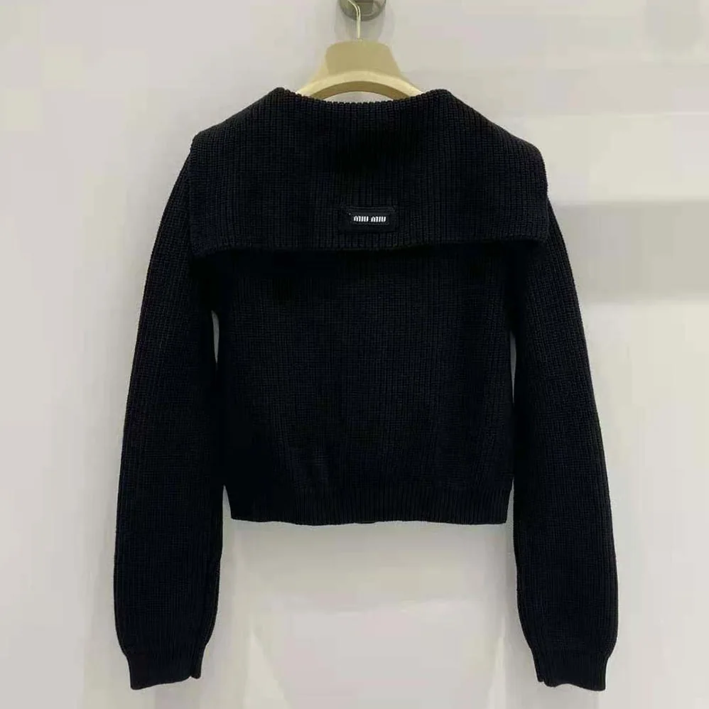 Miu Miu Wool Knit Cardigan for Women Miu Miu Wool Knit Cardigan for Women