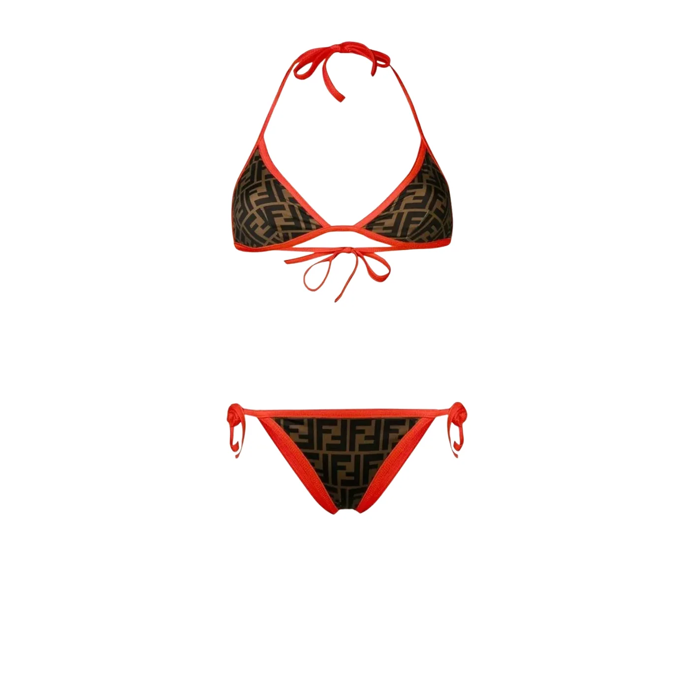 Fendi Monogram Bikini Brown in Orange Fendi Monogram Bikini Brown in Orange