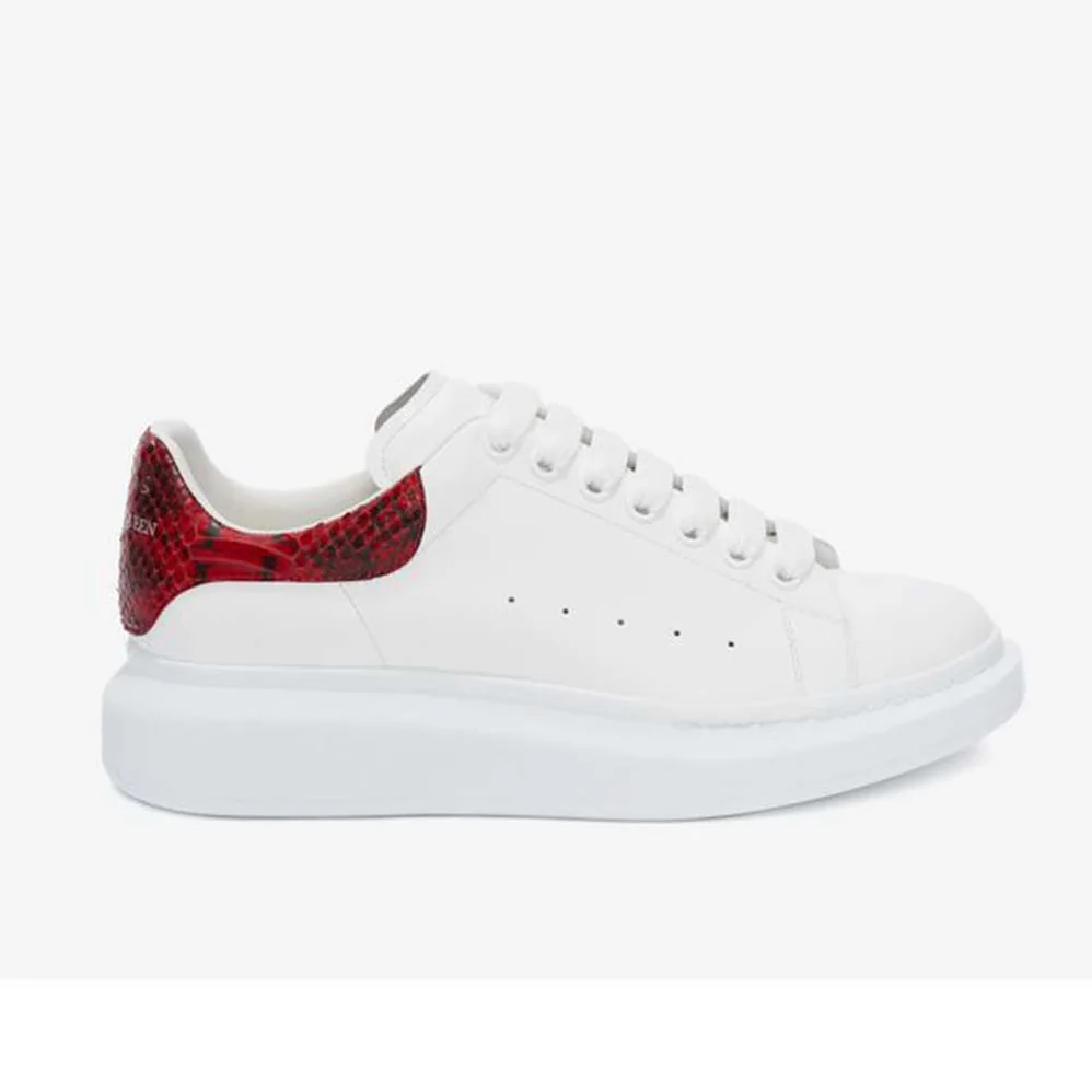 Alexander Mcqueen Oversized Sneaker White Smooth Calfskin Leather Sneaker for Men Alexander Mcqueen Oversized Sneaker White Smooth Calfskin Leather Sneaker for Men
