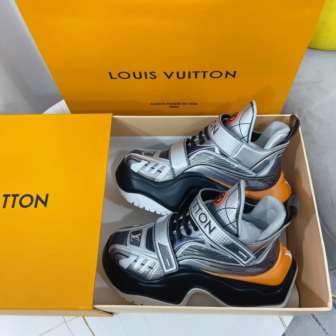 Louis Vuitton LV Archlight 2.0 Platform Sneaker Silver 1AB13N Louis Vuitton LV Archlight 2.0 Platform Sneaker Silver 1AB13N