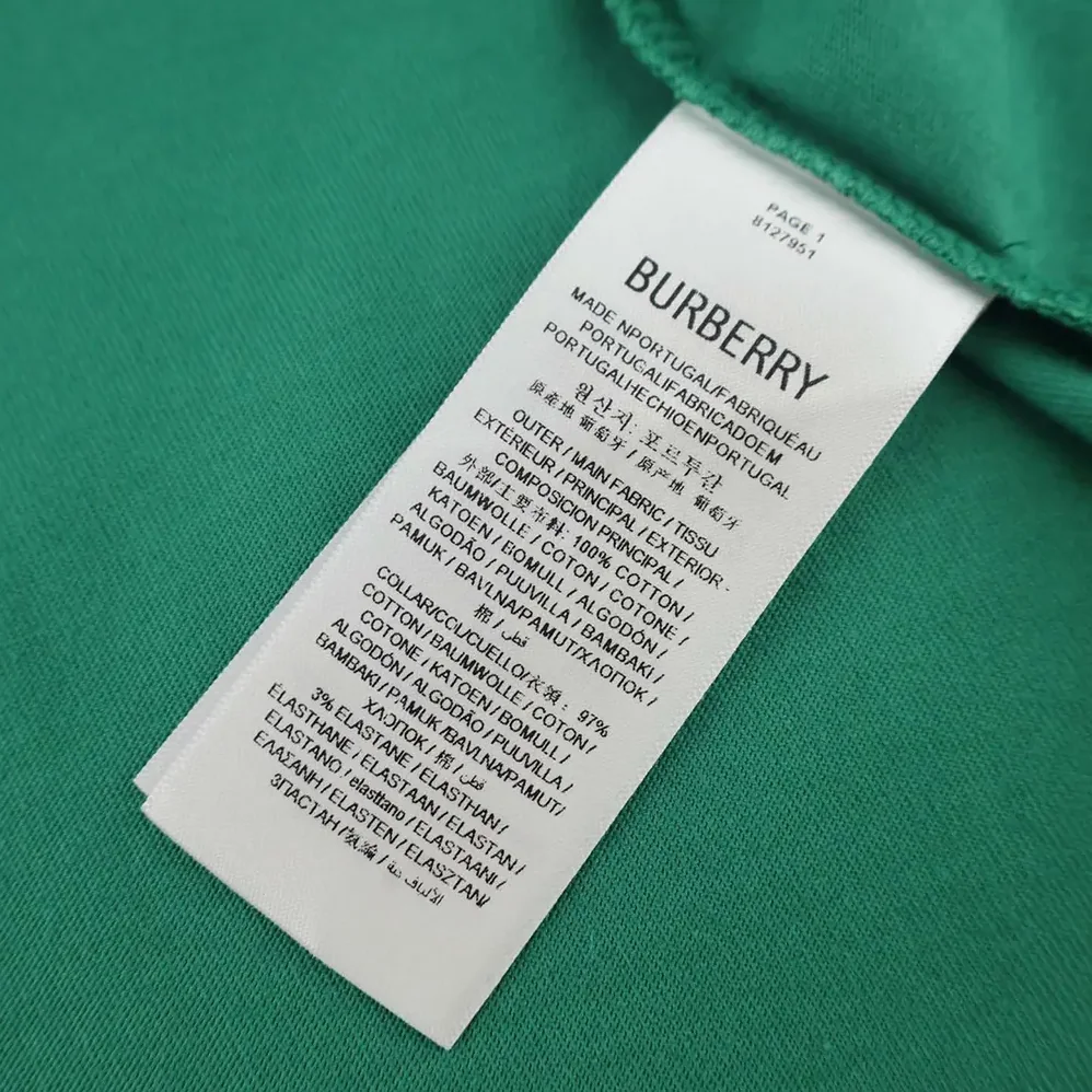 Burberry Knight Cotton T-shirt for Women in Green