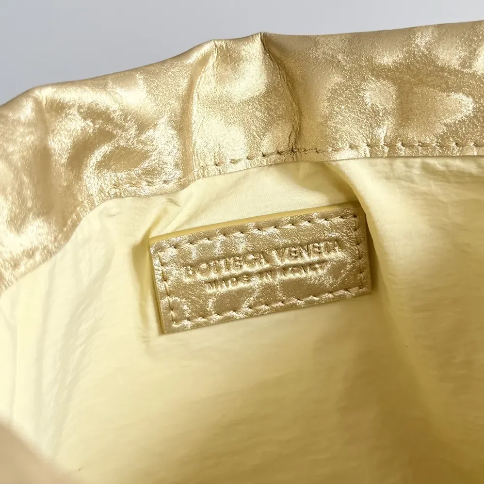 Bottega Veneta Small Dustbag for Women in Gold