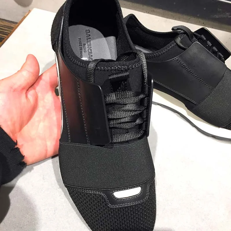 Balenciaga Race Runners Shoes Black for Men Balenciaga Race Runners Shoes Black for Men