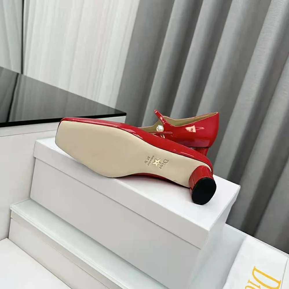 Dior Jolie Dior Pump Amaryllis Red Patent Calfskin for Women