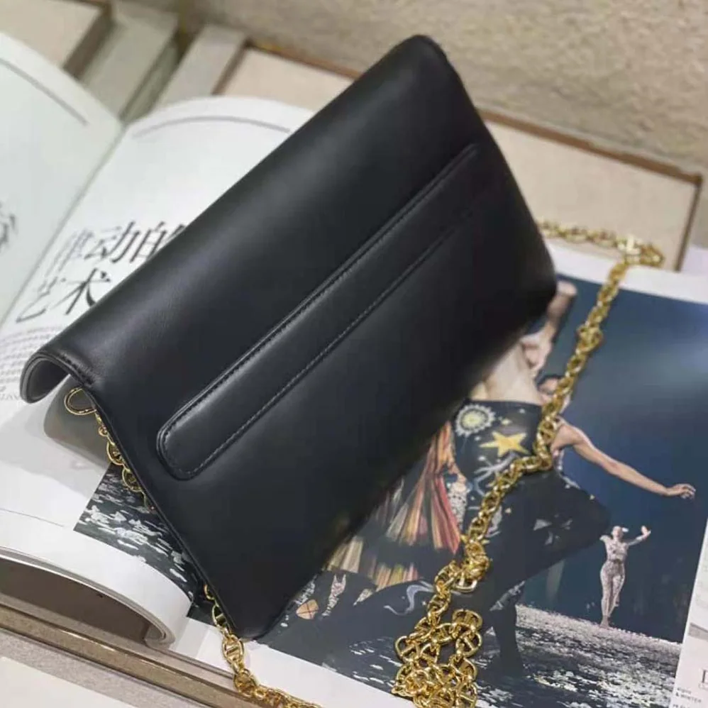 Dior Medium Diordouble Bag Smooth Calfskin for Women in Black