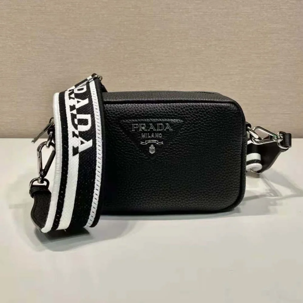 Prada Small Leather Bag for Women in Black Prada Small Leather Bag for Women in Black