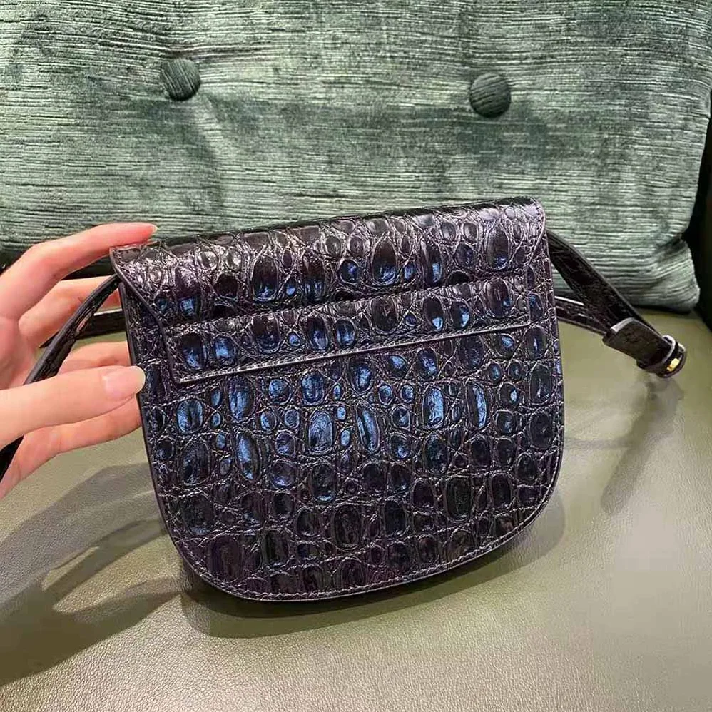 Saint Laurent YSL Kaia Small Satchel in Crocodile for Women in Embossed Leather Saint Laurent YSL Kaia Small Satchel in Crocodile for Women in Embossed Leather