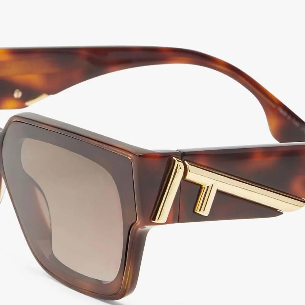 Fendi Fendi First Havana Acetate Sunglasses for Women