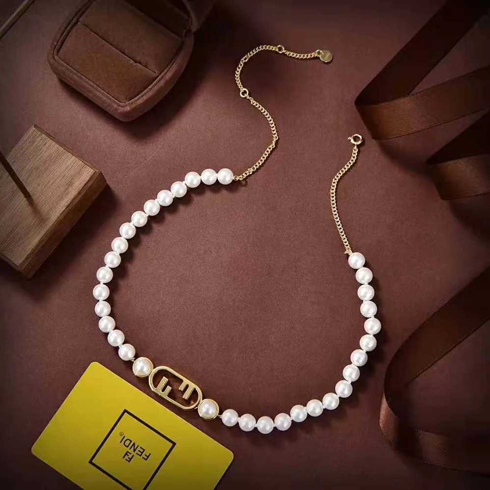 Fendi O'Lock Choker Gold for Women in colored Choker