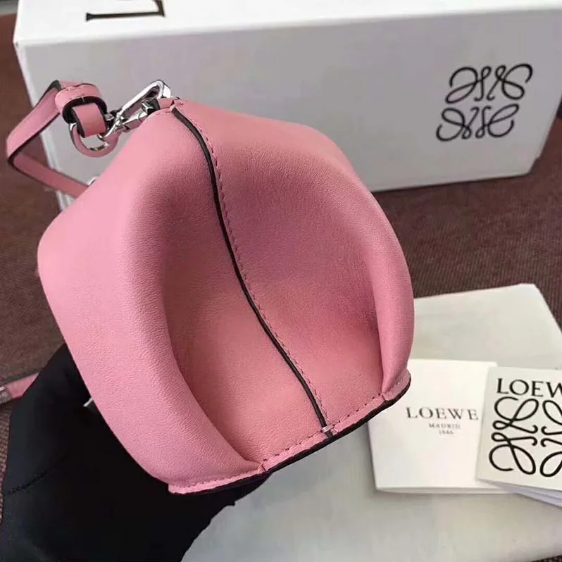 Loewe Elephant Mini Bag in Calfskin for Women in Pink Loewe Elephant Mini Bag in Calfskin for Women in Pink