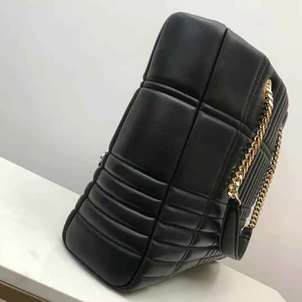 Burberry Medium Quilted Lambskin Lola Shopper Bag for Women Burberry Medium Quilted Lambskin Lola Shopper Bag for Women