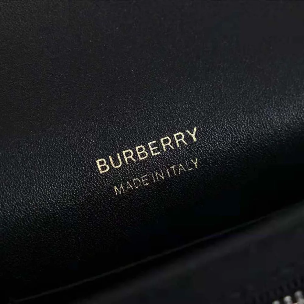 Burberry Leather Robin Bag for Women in Black
