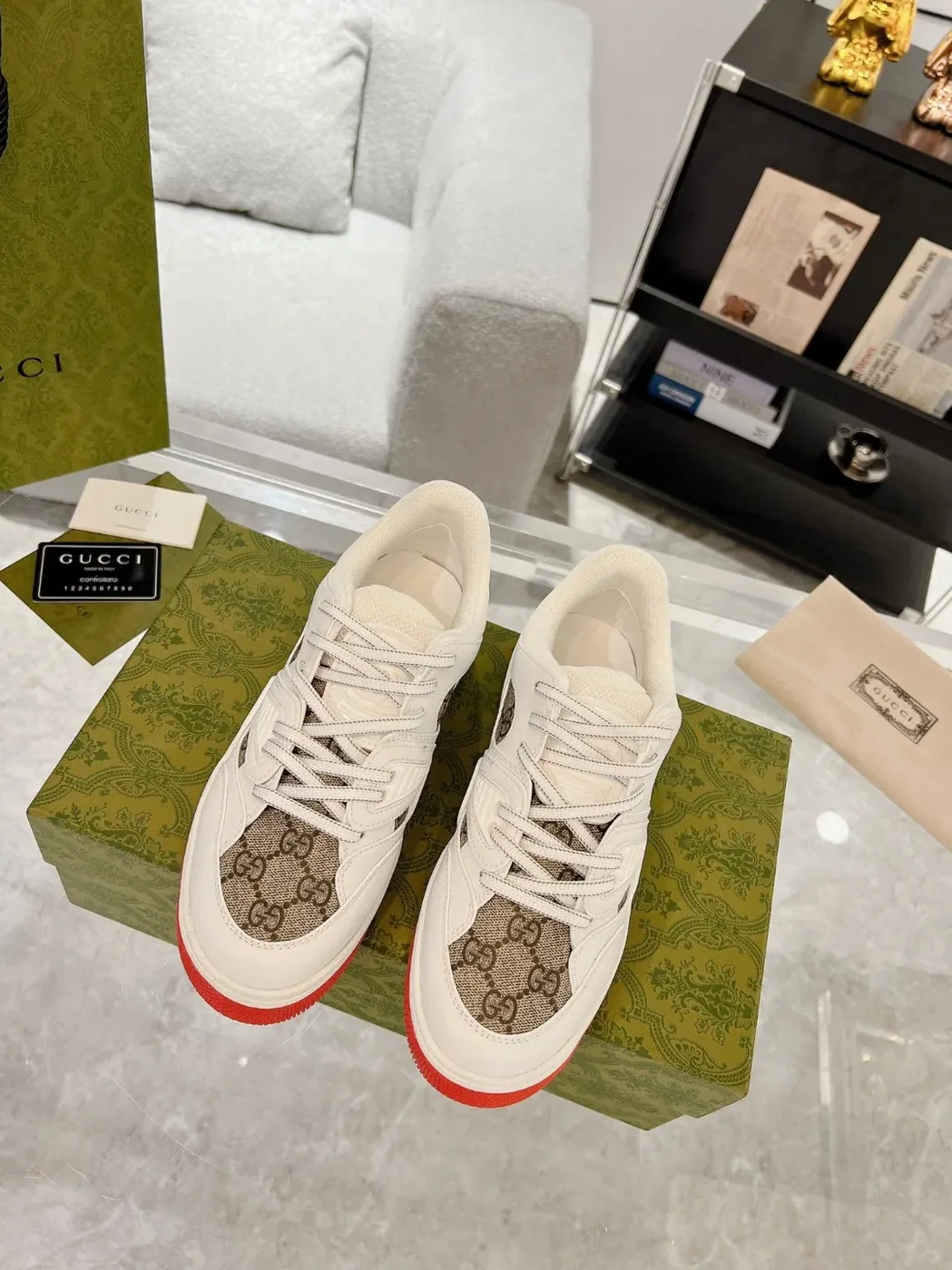 Gucci Basket Sneaker White Gucci Basket Sneaker White