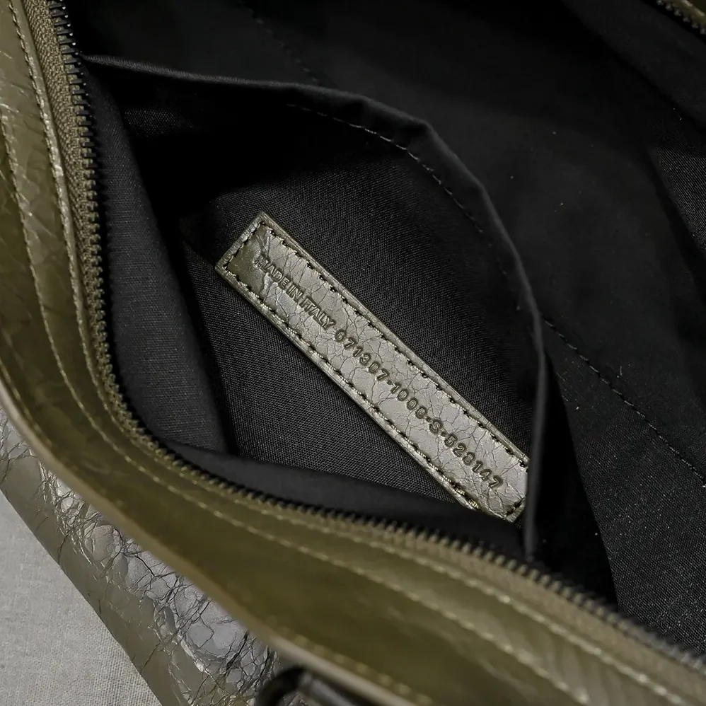 Balenciaga Le City Bag East for Women in West In Army Green Balenciaga Le City Bag East for Women in West In Army Green