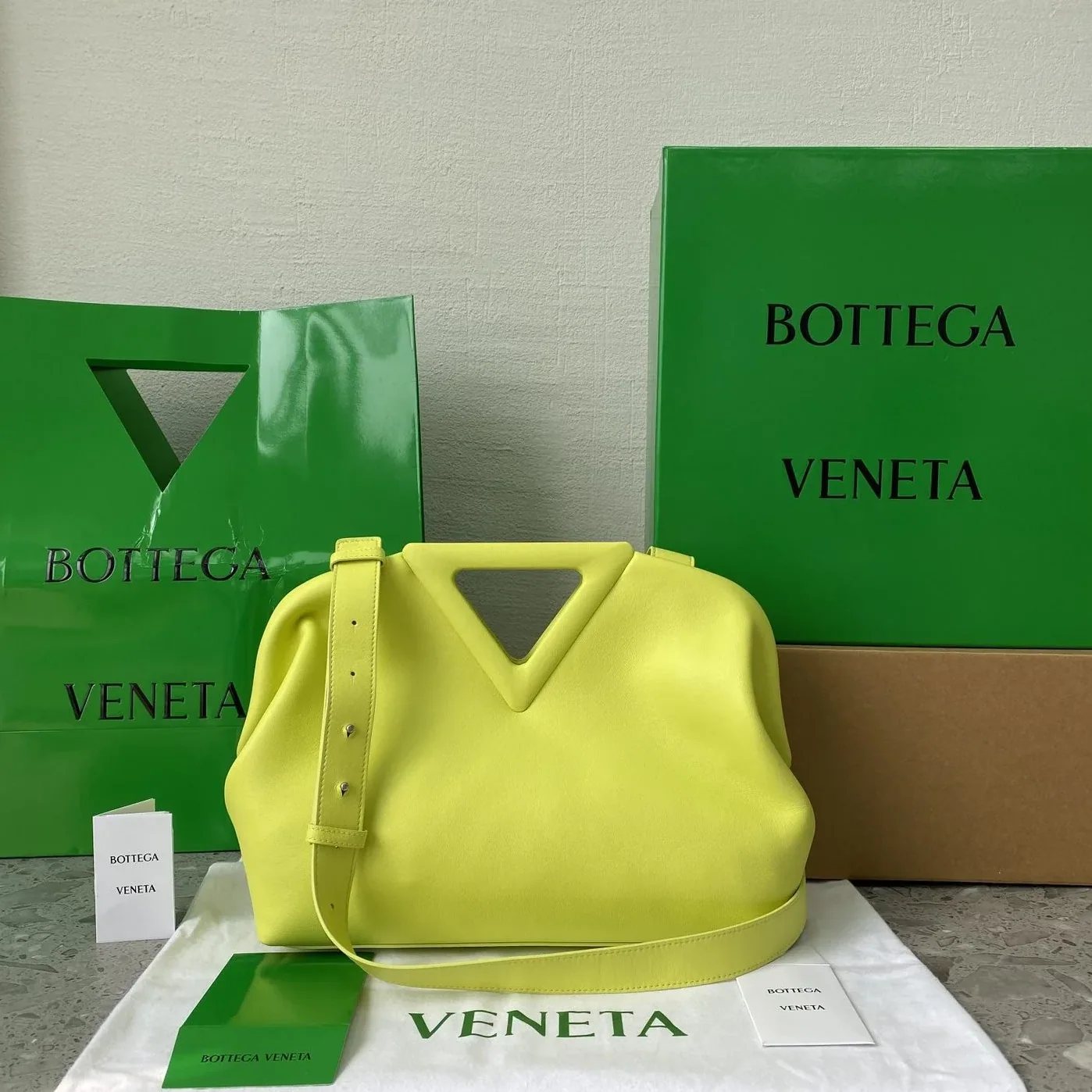 Bottega Veneta Point Light Yellow Bottega Veneta Point Light Yellow