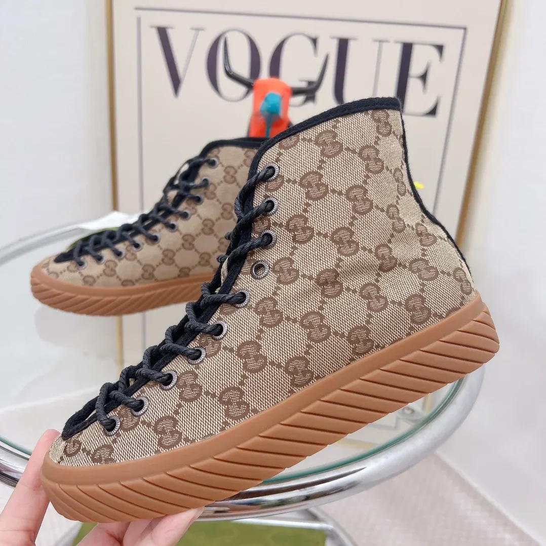 Gucci High-Top Maxi GG Sneaker Grey for Women
