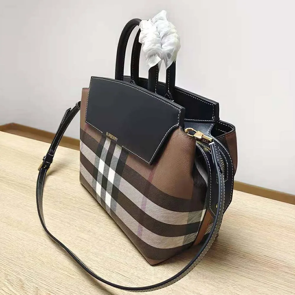 Burberry Check and Leather Medium Catherine Bag for Women