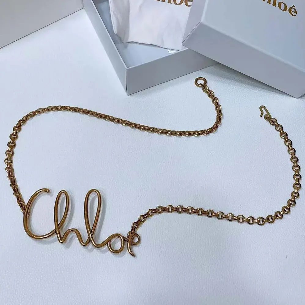 Chloe Iconic Chain Small Belt for Women in Gold Chloe Iconic Chain Small Belt for Women in Gold
