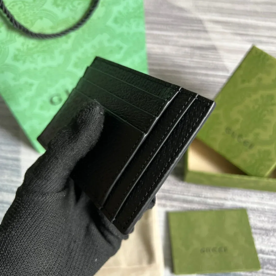 GG Marmont Card Case Black / GG Marmont Card Case Black /