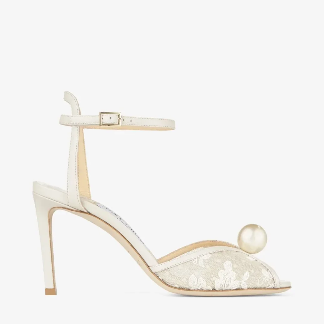 Jimmy Choo Sacora 85 Ivory/White SACORA85FXW