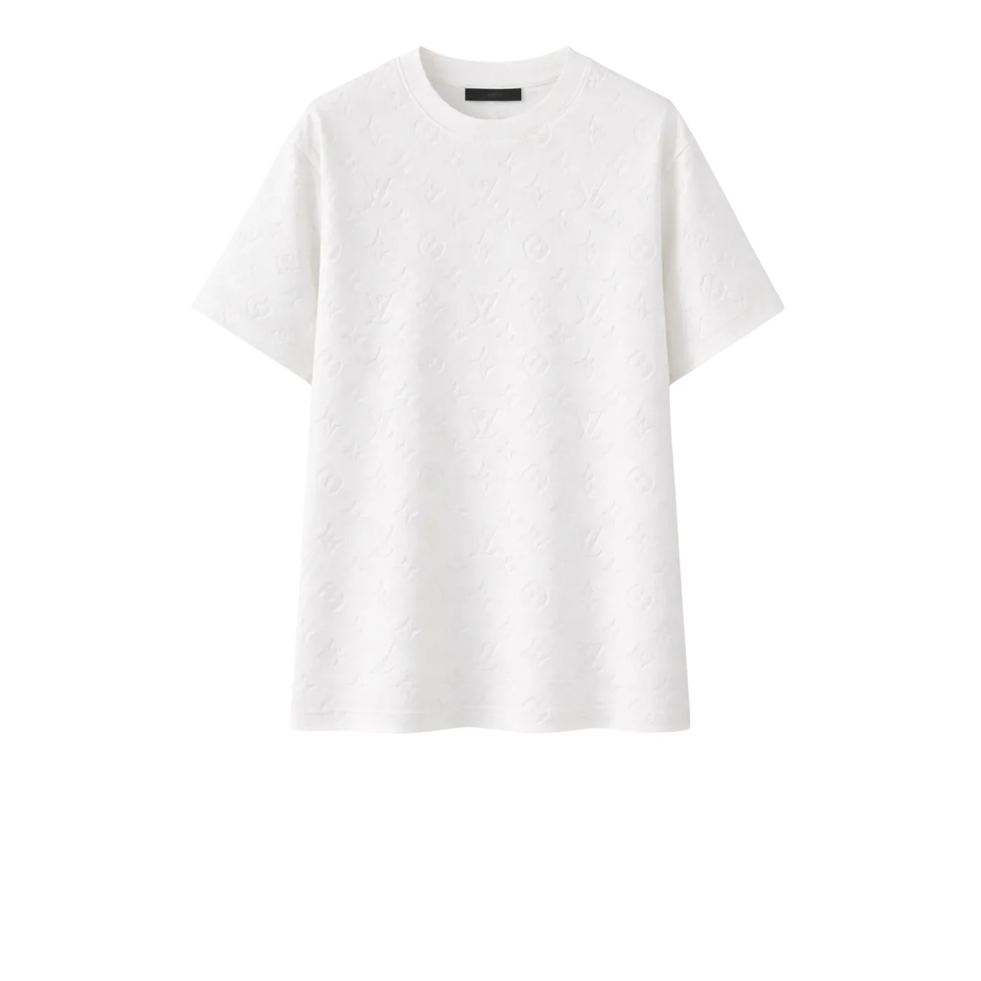 Louis Vuitton Monogram Toweling Effect T in Shirt White Louis Vuitton Monogram Toweling Effect T in Shirt White