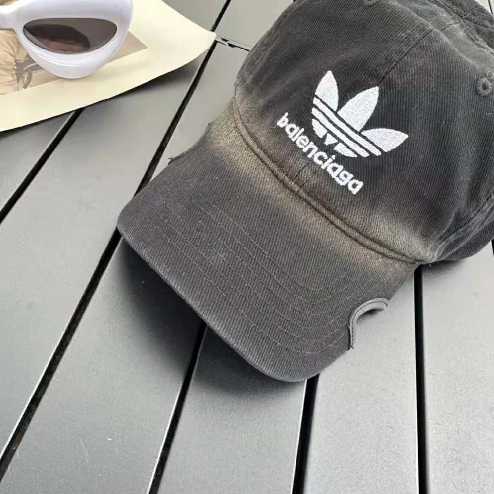 Balenciaga Balenciaga for Unisex in Adidas Cap in Black Balenciaga Balenciaga for Unisex in Adidas Cap in Black