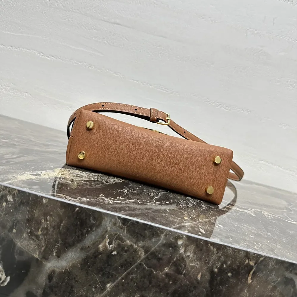 Celine Teen Nino Bag in Smooth Satinated Calfskin for Women in Brown
