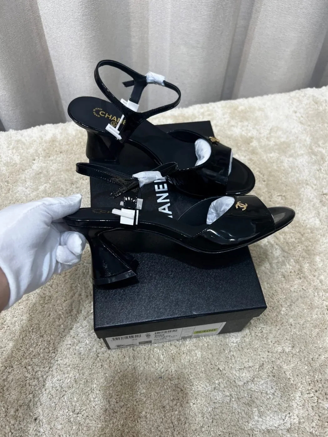 Chanel Sandals Black