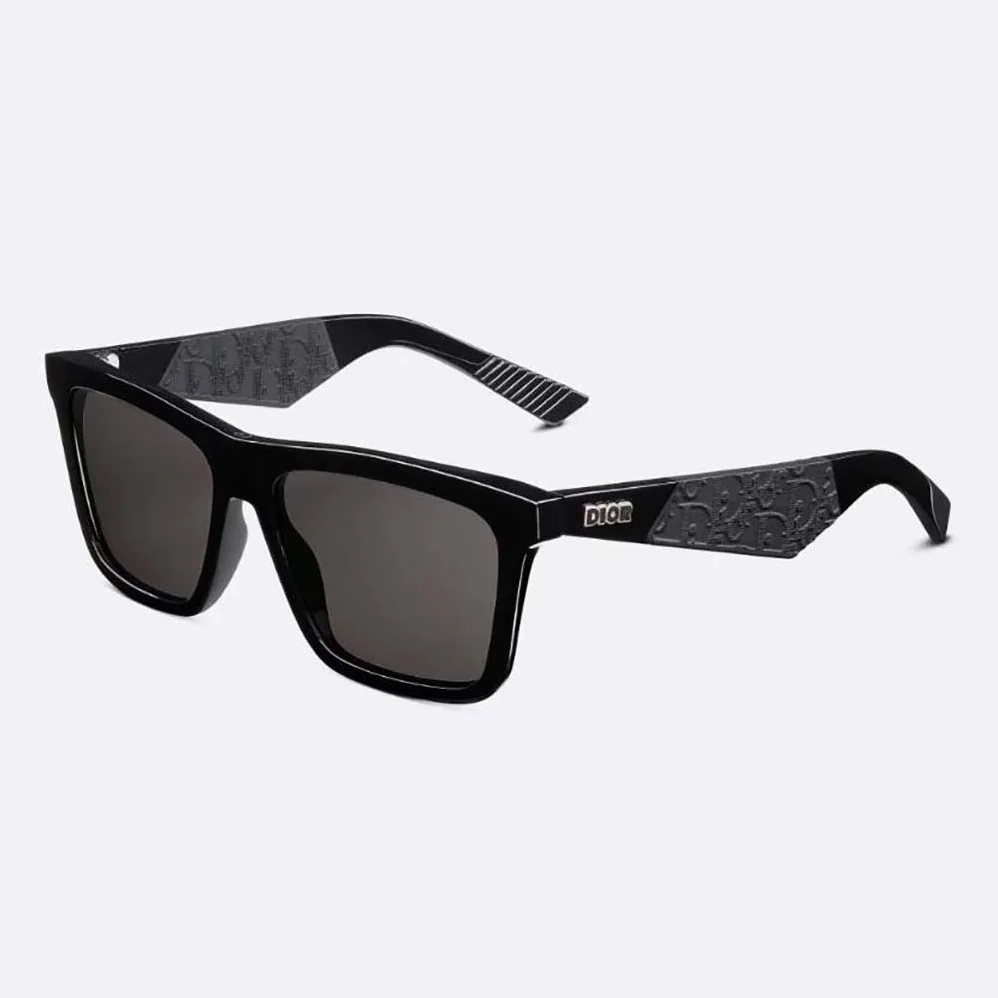 Dior DiorB27 S1I Black Rectangular Sunglasses for Men Dior DiorB27 S1I Black Rectangular Sunglasses for Men