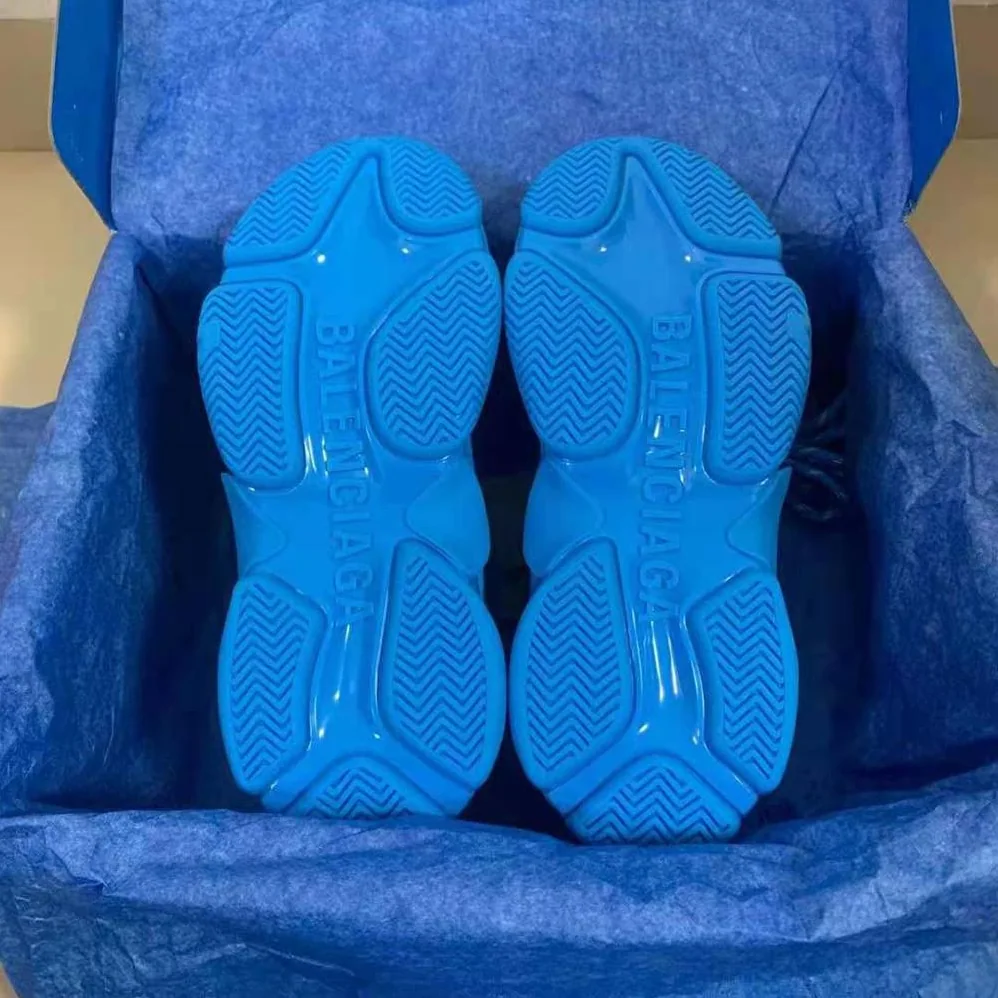 Balenciaga Balenciaga / Adidas Triple S Sneaker in Blue and White for Women Balenciaga Balenciaga / Adidas Triple S Sneaker in Blue and White for Women
