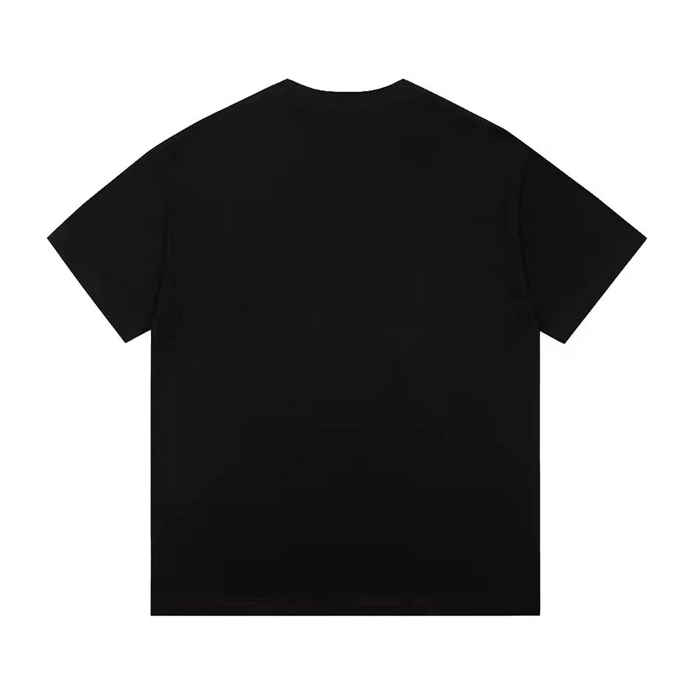 Burberry Embroidered Oak Leaf Crest Cotton T-shirt for Men in Black