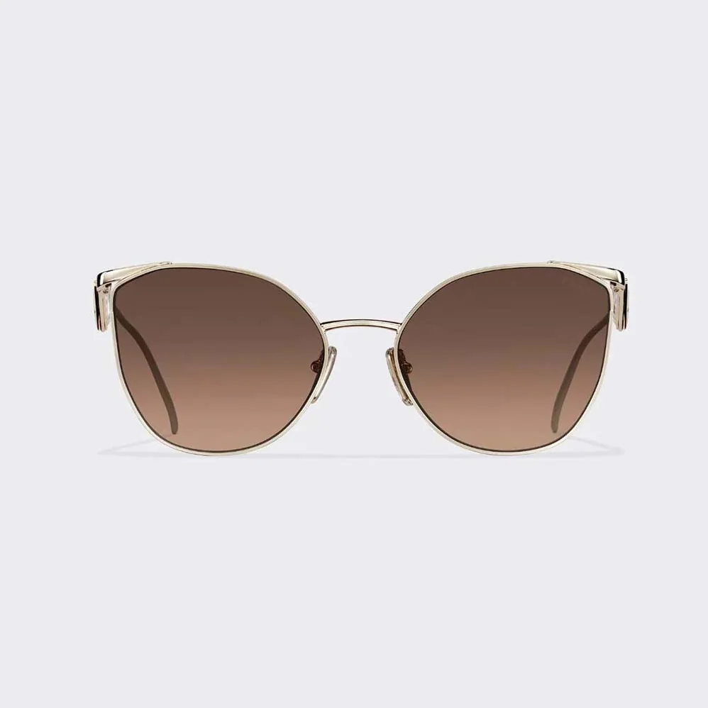 Prada Symbole Sunglasses with a Contemporary Feminine Touch for Women in Brown Prada Symbole Sunglasses with a Contemporary Feminine Touch for Women in Brown