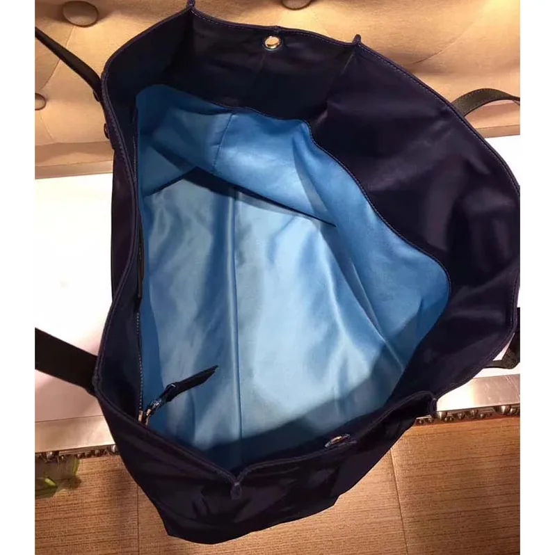Prada Large Etiquette Nylon Bag for Women in Black Prada Large Etiquette Nylon Bag for Women in Black