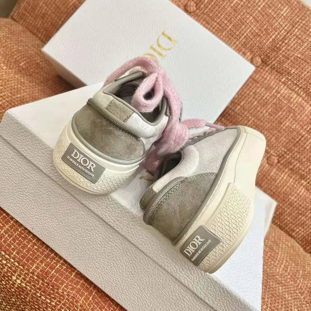 Dior B33 Sneaker Gray and White Dior Oblique Jacquard and Gray Suede for Men Dior B33 Sneaker Gray and White Dior Oblique Jacquard and Gray Suede for Men