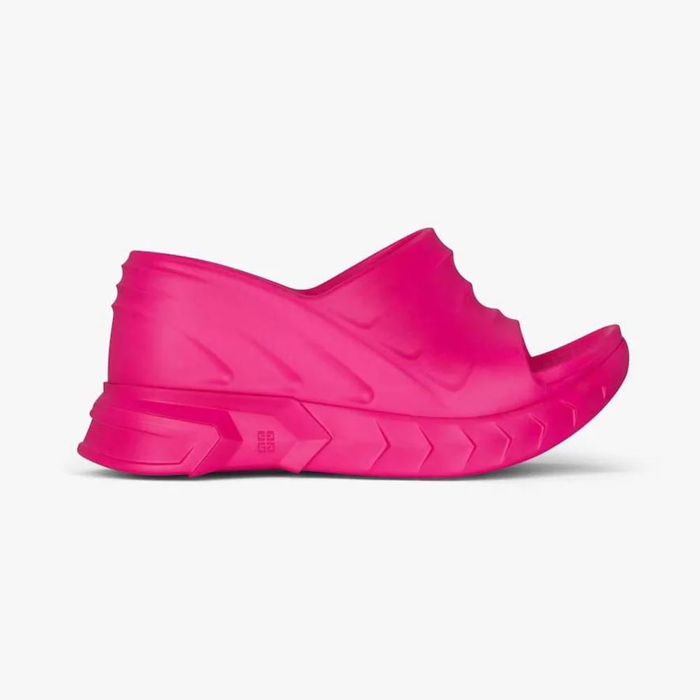 Givenchy Marshmallow Wedge Sandals in Rubber for Women in Pink