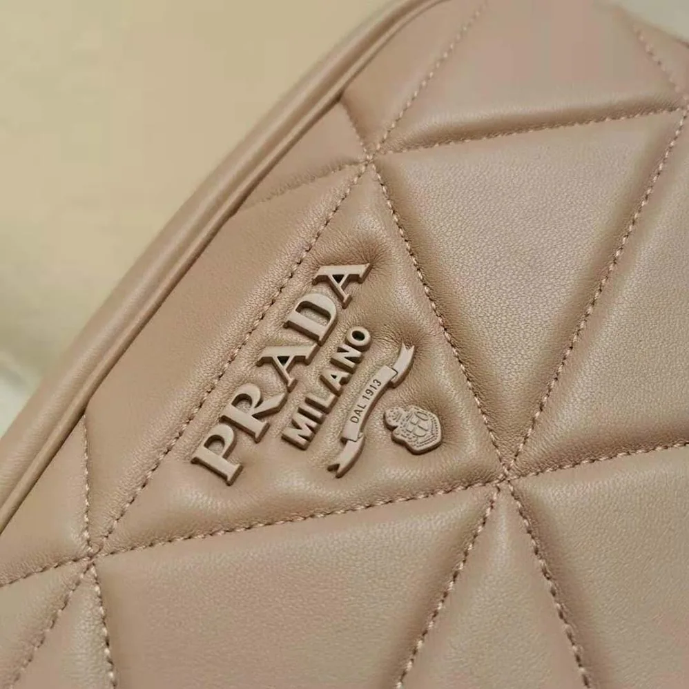 Prada Spectrum Nappa Leather Shoulder Bag for Women in Pink