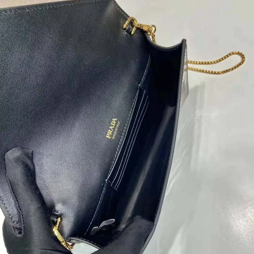Prada Patent Leather Mini-bag for Women in Black