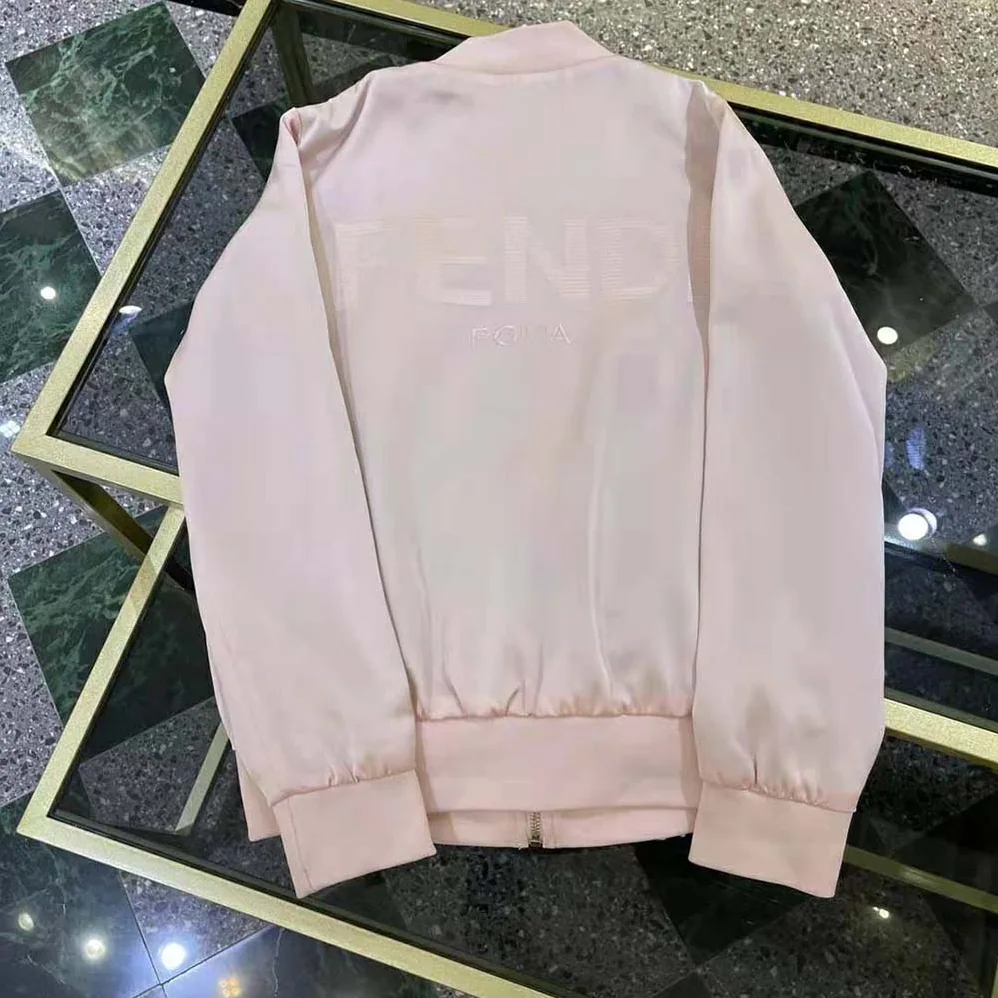 Fendi Jumpsuit Pink Satin Sweatshirt and Pants for Women Fendi Jumpsuit Pink Satin Sweatshirt and Pants for Women