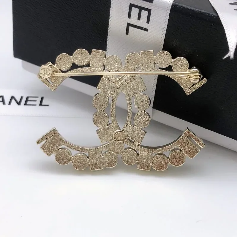 22AW Brooch Gold Tone